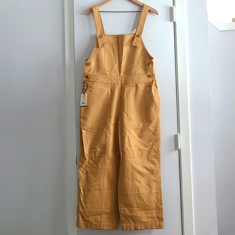 United By Blue Natural Canvas Overalls